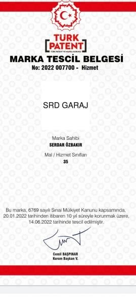 SRD GARAJ MERCEDES BMW ÇIKMA YEDEK PARÇA
